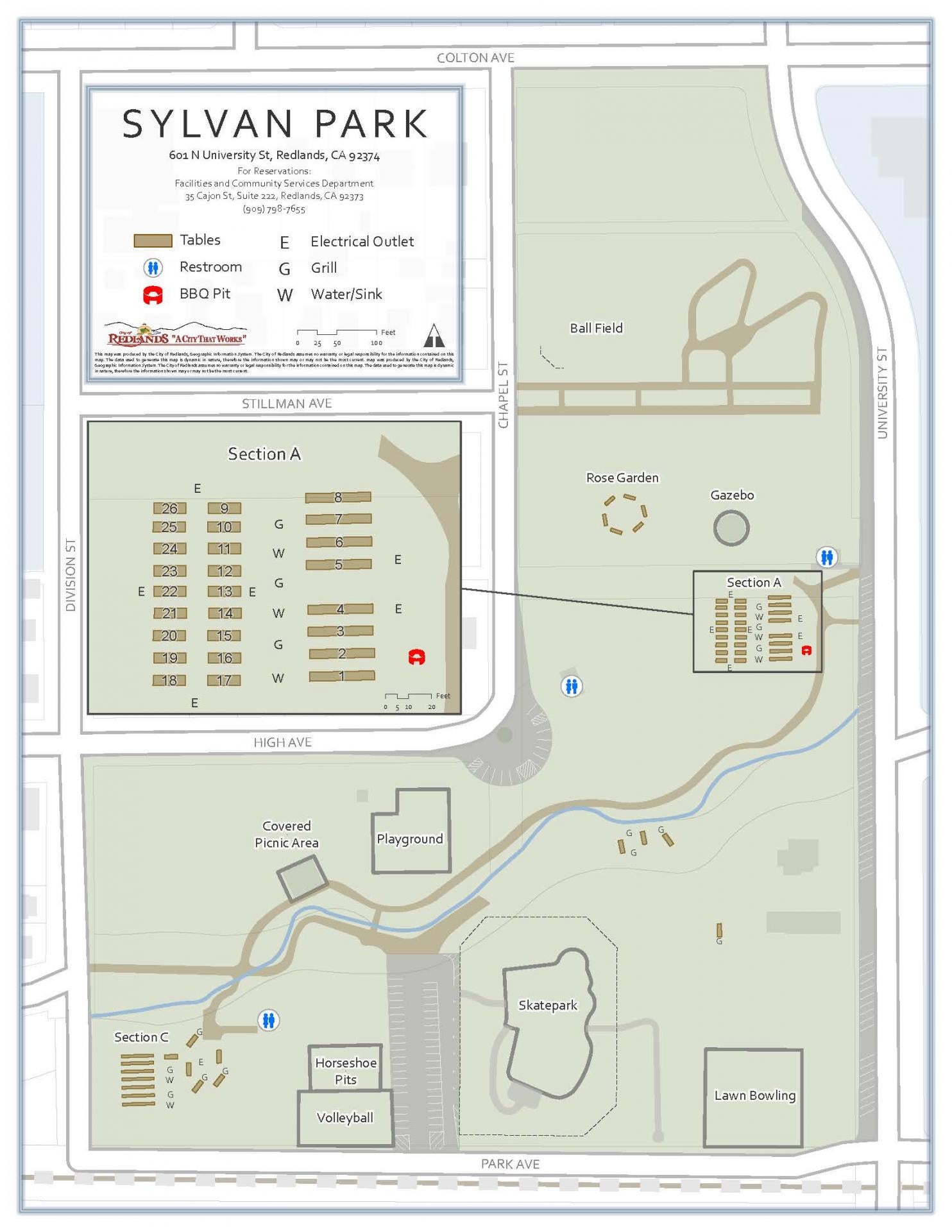 Sylvan Park Map