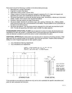 Requirements for Temporary Tent Structures
