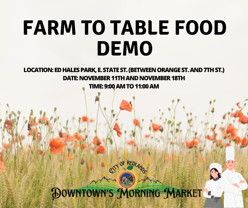 Farm to Table Food Demo